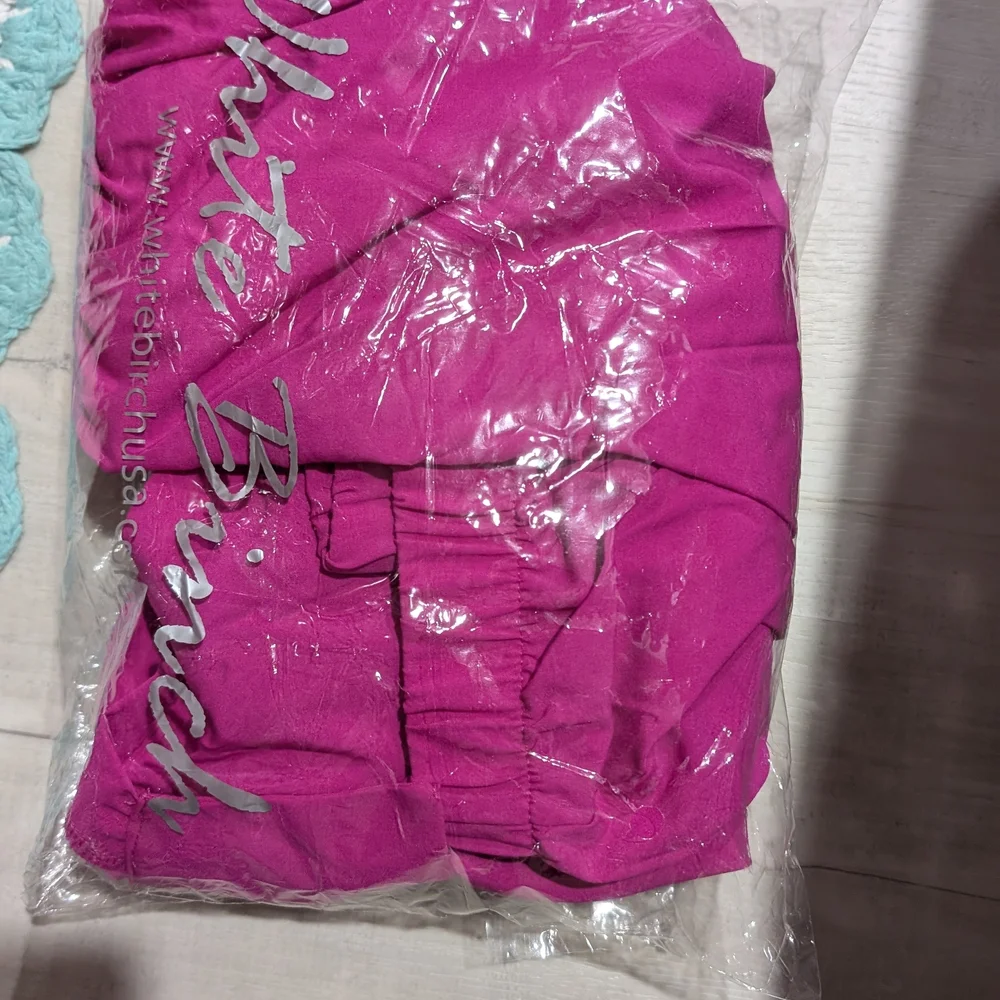 White Birch 3x NWT Vibrant Pink Long Sleeve Blouse - Picture 6 of 6